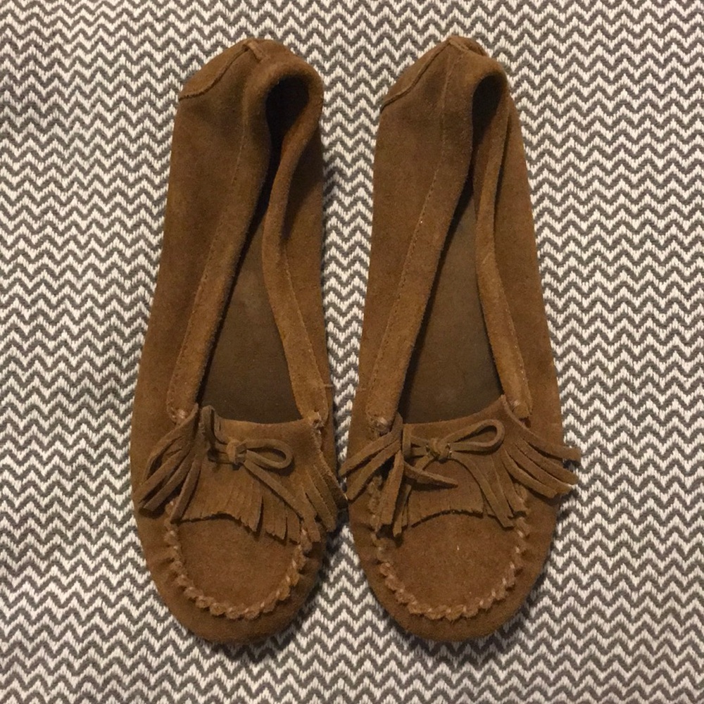 Minnetonka Brown Moccasins